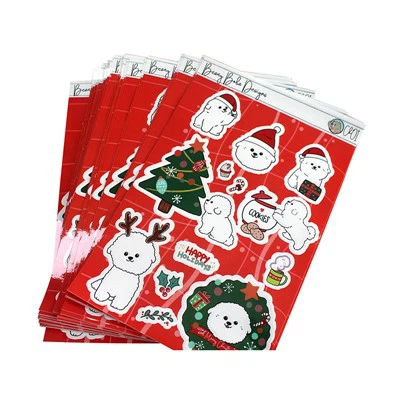 Vad är processen för digital utskrift av tecknade klistermärken?